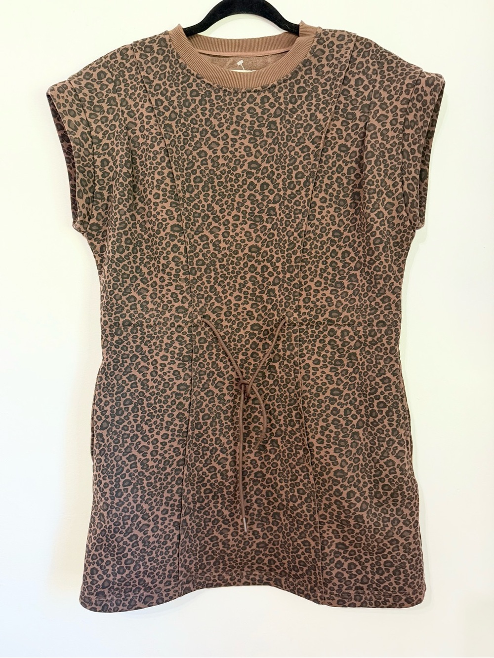 Umgee leopard print knit dress size medium cheetah